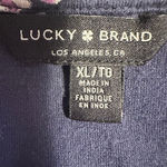 Lucky Brand Women's Floral Print Dress Navy/Pink Size XL Photo 2