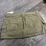 Garage  Army Green Cargo Skirt Photo 4
