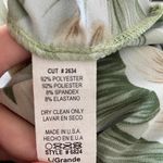 XXI Early 2000's Khaki Green Tan Hawaiian Hawaii Flower Floral Midi Skirt L Size L Photo 6