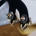 White with Black Flower Necklace and Earrings Set Photo 8