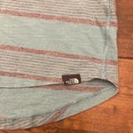 The North Face  striped‎ short sleeve blue and gray stripe size M Photo 1