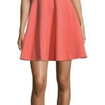 Kate Spade Watermelon Breath of Fresh Air Ponte Bow Fit & Flare Dress Photo 0
