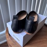Quince  Italian Leather Black Glove Ballet Flats Photo 2