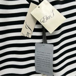 Eliza J  Black White Striped Dress Stripes Nautical Shift Pockets Chic Size 6 Photo 7