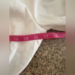 Commense Floral Embroidered Backless Tie Dress NWT Bell Sleeves Size Medium White Photo 6