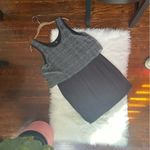 Metaphor Black & White Mini Dress Tank Sleeveless Photo 1