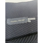 Ivanka Trump Black Ribbed Knit Pencil Midi Skirt Size XL Photo 1