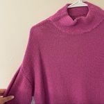 Old Navy plum pink long sleeved knit ribbed sweater women’s turtleneck fall Photo 1