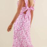 Boutique  pink toile maxi dress Photo 2
