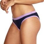 Speedo NWT Peacoat Purple Trim Swim Hipster Bikini Bottom XS Photo 1