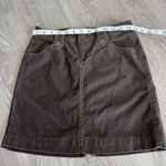 Old Navy  Skirt Womens Size 0 Petite Corduroy Mini Brown Photo 4