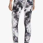 AQUA  ATHLETIC | White Gray Black Tie Dye High Waist Leggings Soft Silky | XS Photo 0