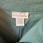 Soft Surroundings  Sea Green A-Line Skirt Photo 2