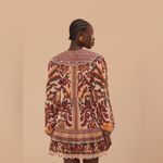 Farm Rio Long Sleeve Button Front Minidress, Small, $260 Photo 8