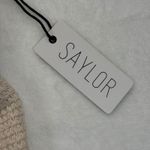 Saylor  Waffle Knit faux wrap Mini Dress Ruffle Trim Long Sleeve Wrap Dress Sz‎ S Photo 4