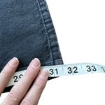 RE/DONE High Rise Loose Jean Washed Black with Rips Photo 11