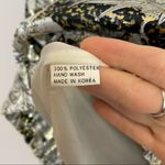 Vintage Jacket Coat Sparkle Floral Black White Bingo Night Grandma Vegas Gold Size XL Photo 9