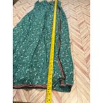 Billabong  Floral Maxi Dress Green White Spaghetti Straps Wrap Large Sundress Photo 4