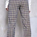 SheIn Plaid straight leg pants Photo 0