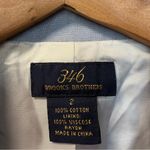 Brooks Brothers 346 Women's Double Breasted Blazer Light Blue White Business 2 Photo 2