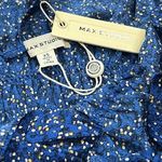 Max Studio NWT Floral Crepe Jumpsuit Sleeveless Surplice Smocked Waist Wide Leg Photo 5