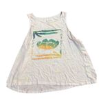 Anthropologie Art Of Sun Keep Tank Top Divine Nature Tank Too White Sz M Photo 0