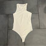 Abercrombie & Fitch  Tank Bodysuit in White Photo 1