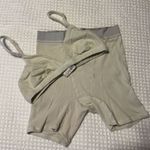 SKIMS Cotton Rib Boxer & Cotton Jersey Triangle Bralette in Bone (S) Photo 0