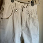 Vintage Western Roper Jeans Studded Stars Mom Fit Straight Leg Sz 2 Tall White Photo 0