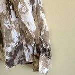 T Tahari  FULL ZIP UP LIGHT JACKET‎ ABSTRACT PRINT TOP WOMENS SIZE M COTTON Photo 5