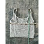 Kendall + Kylie  Powder Blue Fuzzy Crop Top Size Small Photo 2