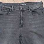 Mott & Bow Allen Mom Jeans Charcoal Gray Womens 31 x 28 Straight Tapered Denim Black Photo 2