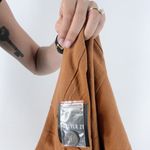 Forever 21 NWT  Burnt Orange A-Line Linen Blend Pocket Shorts  Size Small Photo 3