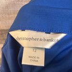 Christopher & Banks Christopher‎ & Banks Blue Skort Size 12 Photo 6