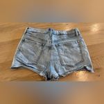 Old Navy  high rise OG straight cut off shorts blue denim size 12 Photo 8