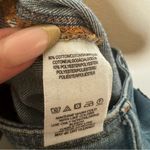 Free People  Mindy Flare Leg High Rise Raw Hem Jeans sz 29 Indigo‎ Blue Photo 7