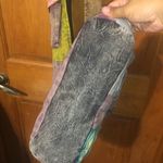 376. Bohemian hippie style Colorful peace sign & daisies Patchwork Shoulder Bag Pink Photo 7