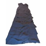 Jovani  Navy Strapless Gown - Size 8 Photo 8