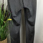 Lululemon  Black & Gray Print Mid Rise Athletic Sport Workout Yoga Leggings 6 Photo 0