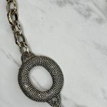 Silver Textured Medallion Chain Belt Animal Print One Size (OS) ✨ Photo 5