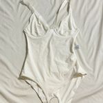 La Perla NWT white v-neck bath-suit/swim suit one piece/full coverage Photo 7