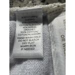 Loft Gray Lace Front Cardigan Sweater Long Sleeve Button Up Women's Size L Photo 3