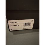 Betsey Johnson  Ainsleyy Women's Heeled Sandals Shoes Size 9 Red Multi Floral‎ Photo 11