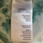 BDG White Green Tie Dye Raw Edge Oversized Muscle Tee Shirt Top Size Small Photo 4