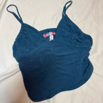 Urban Outfitters  Blue Crop Top Size S Photo 0
