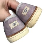 UGG  Australia Adley Boat Shoes Slip On Sneaker Women Blue Stripe Canvas Size 6.5 Photo 7