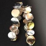 Badgley Mischka  two tone stretch bracelets x2 Photo 0