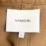 Vince  Utility Jacket Umbra Brown Cotton Linen Workwear Jacket Small Oversized Photo 9