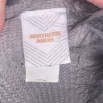 Northern Angel  Sleeveless Sweater Cardigan Gray Knit Fur Open Front Photo 5