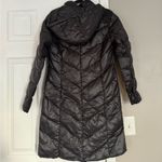 Ralph Lauren Ultra Light Weight 90% Down Fill Black Long Puffer Jacket With Hood Photo 8